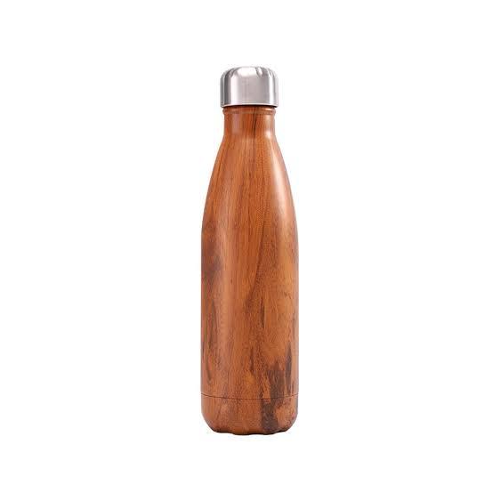 Double Walled Wood print Bottle 500ML