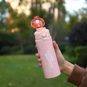 Stainless Steel Sport Water Bottle 600ML
