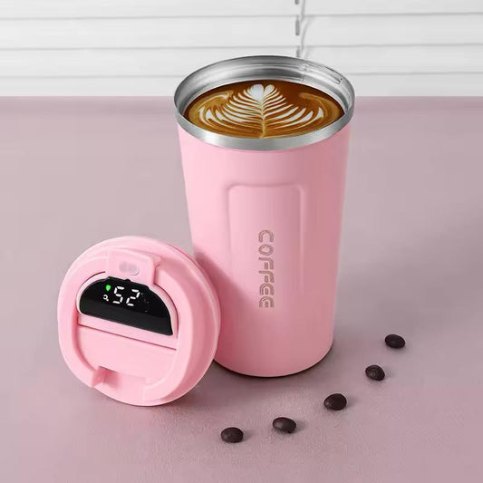 Stainless Steel Coffee Mug with Temperature 510ML