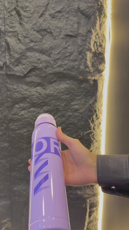 Push Button Flip Water Bottle