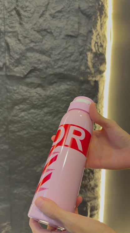 Push Button Flip Water Bottle